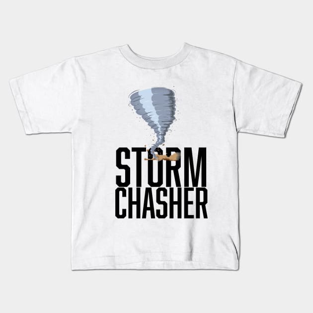 Storm Chaser logo Kids T-Shirt by nickemporium1